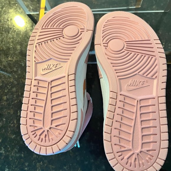 AIR JORDAN WOMEN'S JORDAN 1 HIGH ZOOM 'Pink Glaze' BRAND NEW!!! - Picture 9 of 11